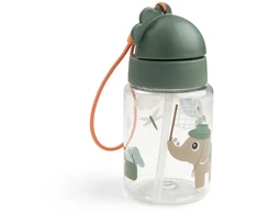 Done by Deer gertuvė su šiaudeliu Tiny Trails Žalias, 280 ml