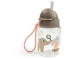 Done by Deer gertuvė su šiaudeliu Tiny Trails Sand, 280 ml