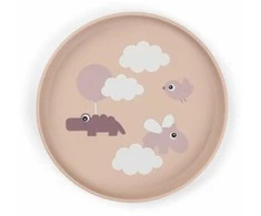 Done by Deer neslystanti lėkštė Foodie Happy clouds Powder