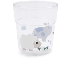 Done by Deer vaikiška stiklinė Glass L Tiny farm Sand (180 ml)