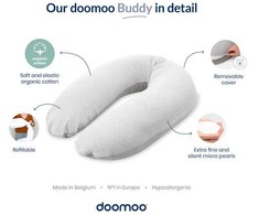 Babymoov Doomoo Buddy maitinimo ir nėštumo pagalvė Tetra Jersey Žalias