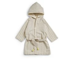 Elodie Details chalatas su gobtuvu Pinstripe