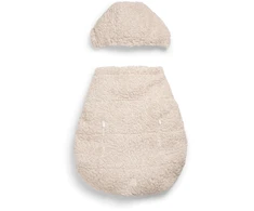 Elodie Details Cozy Cover 2in1 šiltas uždangalas nešioklei ir vežimėliui Soft Sherpa