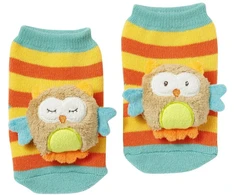 Fehn kojinaitės su barškučiais kūdikiui Owl/ Sleeping Forest