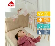 Fehn muzikinė karuselė šviečianti tamsoje LAND Rožinė