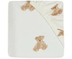 Jollein paklodė lopšiui / lovytei su guma Teddy Bear 60x120cm
