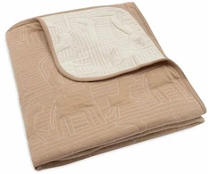 Jollein vaikiška antklodė Jungle Jambo Biscuit/Oatmeal, 100×150 cm, TOG 2.0