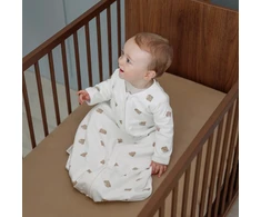 Meyco Baby apvalus kūdikio miegmaišis su rankovėmis Bear Multicolour, TOG 1.0