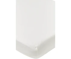 Meyco Baby medvilninė austinė paklodė su guma 60 × 120 cm, Baltas