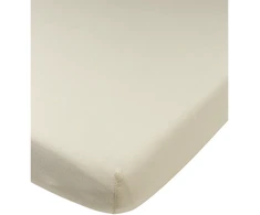 Meyco Baby medvilninė jersey paklodė su guma 60 × 120 cm, Soft Sand
