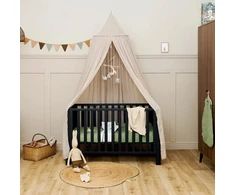 Meyco Baby medvilninė jersey paklodė su guma 60 × 120 cm, Forest Žalias