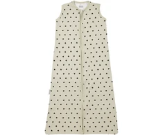 Meyco Baby medvilninis kūdikio miegmaišis Sweet Heart Soft Sand/Juodas, TOG 0.3