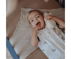 Meyco Baby medvilninis kūdikio miegmaišis Moon Indigo, TOG 0.3