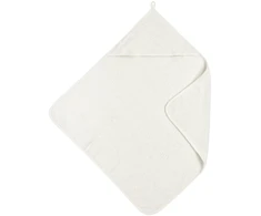 Meyco Baby medvilninis vonios rankšluostis su gobtuvu 75 × 75 cm, Offwhite – Terry