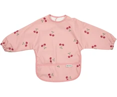 Meyco Baby neperšlampamas seilinukas su rankovėmis 6–24 mėn., Cherry Soft Rose