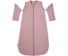 Meyco Baby Studio Classic pašiltintas miegmaišis su nusegamomis rankovėmis, 2.5 TOG, Violetinė Rožinė