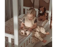 Meyco Baby Studio kūdikio miegmaišis su kojytėmis Classic Sand, TOG 1.0