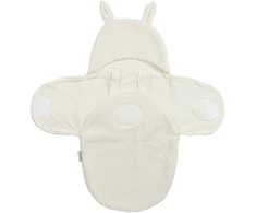 Meyco Baby Teddy automobilinės kėdutės vokelis kūdikiui Rabbit Natural