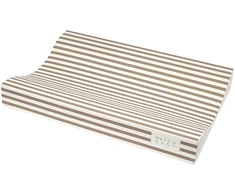 Meyco Baby vystymo lenta Fat Stripe Taupe, 50 × 70 cm
