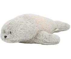 Moonie 2.0 migdukas ruoniukas Organic Humming Seal - Pilkas su garso įrašymo funkcija