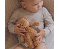 Moonie sensorinis minkštas žaislas Little Teddy Cappuccino
