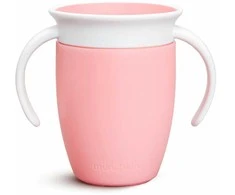 Munchkin Miracle 360 mokymosi puodelis neišsiliejanti gertuvė (daug spalvų)