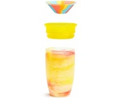 Munchkin Miracle SPY Tropical Swirl neišsiliejantis puodelis - gertuvė 296 ml (daug spalvų)