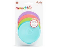 Munchkin mokymosi puodelių - gertuvių Miracle 360 dangteliai (daug spalvų)