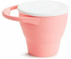 Munchkin užkandžių indelis Silicone Snack Catcher (coral)