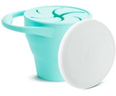 Munchkin užkandžių indelis Silicone Snack Catcher (mint)