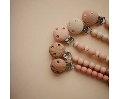 Mushie čiulptuko laikiklis Luna Blush