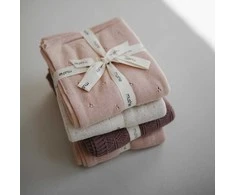 Mushie megztas pledas Pointelle – Blush