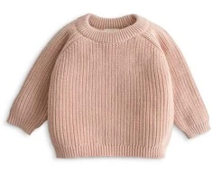 Mushie megztinis Chunky Knit Sweater Blush (įvairūs dydžiai)