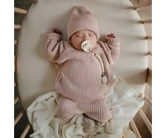 Mushie megztinis Chunky Knit Sweater Blush (įvairūs dydžiai)