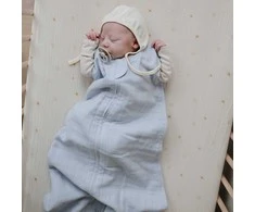 Mushie muslino miegmaišis kūdikiui Baby Mėlyna (Tog 0.5)