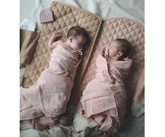 Mushie muslino vystyklas iš organinės medvilnės Blush