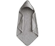 Mushie rankšluostis su gobtuvu Gray