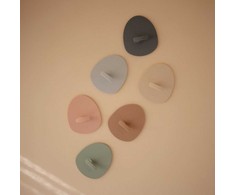 Mushie šepetėlis luobelei Cradle Cap Blush/Shifting Sand (2 vnt)