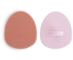 Mushie šepetėlis luobelei Cradle Cap Rose/Soft Lilac (2 vnt)
