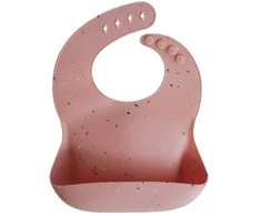 Mushie silikoninis seilinukas Rožinė Confetti