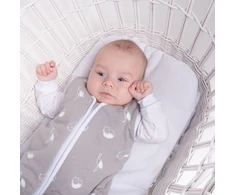 Natulino BabyComfort dvisluoksnis kūdikių miegmaišis (animals pilkas / baltas spalva)