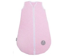 Natulino CosyNites trisluoksnis kūdikio miegmaišis (natural pink baltas waves / baltas spalva)