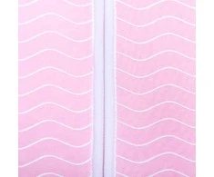 Natulino CosyNites trisluoksnis kūdikio miegmaišis (natural pink baltas waves / baltas spalva)