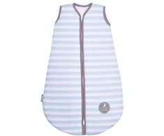 Natulino CosyNites trisluoksnis kūdikio miegmaišis (mėlynas stripes / warm pilkas spalva)