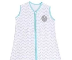 Natulino LITTLE WALKERS trisluoksnis kūdikio miegmaišis Baltas Pilkas Waves &amp; Mint