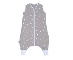 Natulino LITTLE WALKERS viensluoksnis kūdikio miegmaišis Animals Gray &amp; Baltas
