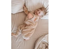 Natulino NATURALS LITTLE WALKERS™ dvisluoksnis kūdikio miegmaišis beige (smėlio spalvos)