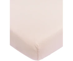 Pink Meyco Baby medvilninė jersey paklodė su guma 60 × 120 cm, Soft Rožinė