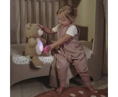 Pink Meyco Baby Studio kūdikio miegmaišis su kojytėmis Violetinė Rožinė, TOG 1.0