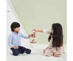 Viga Toys PolarB medinis popietinės arbatėlės rinkinys